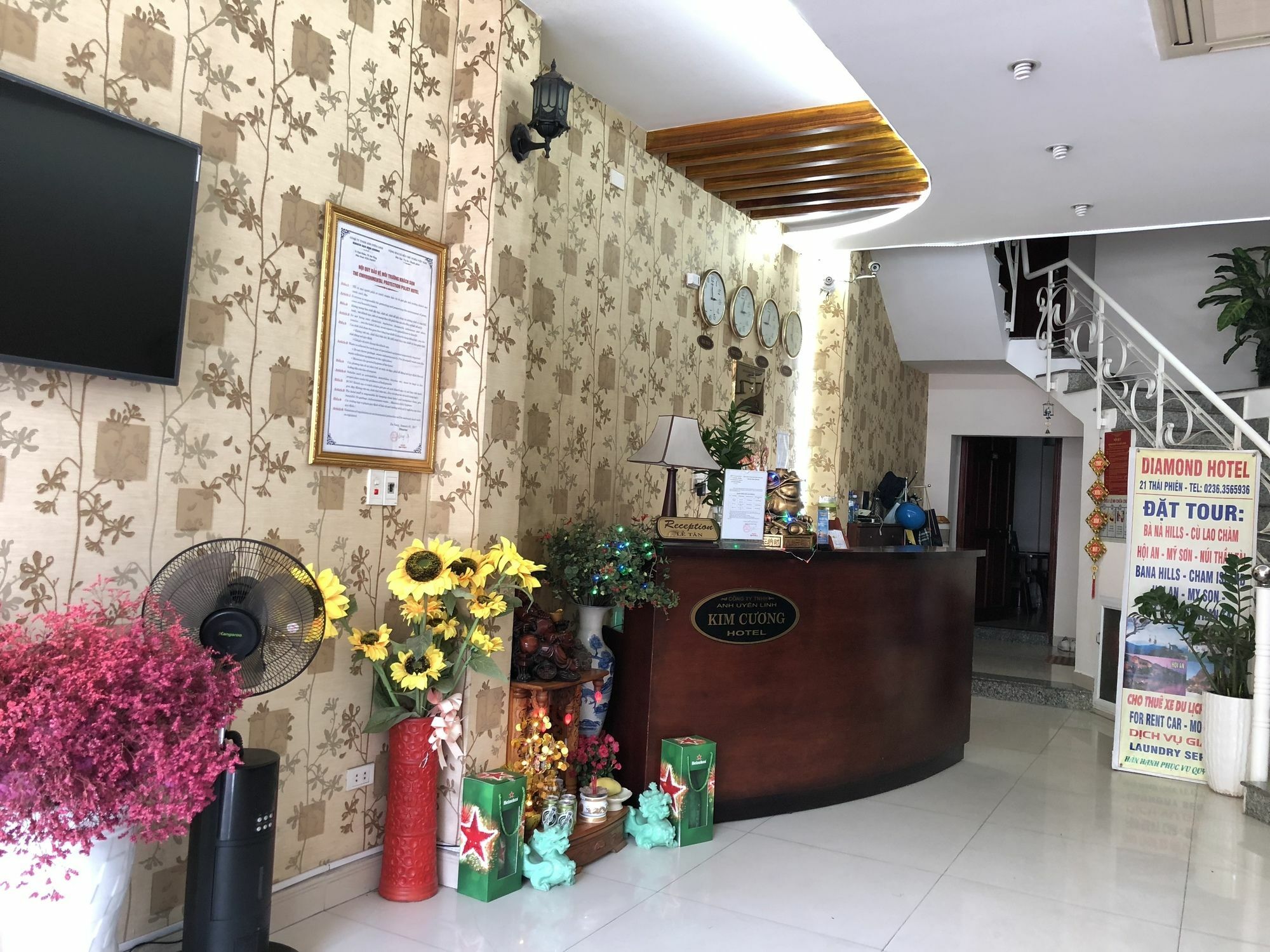 Kim Cuong Hotel Da Nang Luaran gambar